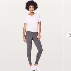 Lululemon Wunder Under Hi- Rise Tight 28” in Coco Pique Black White Luon 8